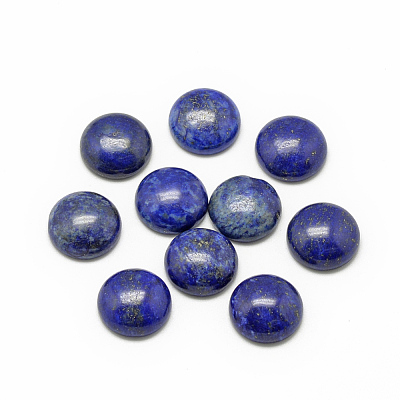 Natural Lapis Lazuli Cabochons X-G-R416-6mm-33-1