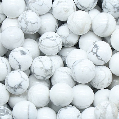 Natural Howlite Crystal Ball PW-WG45243-06-1