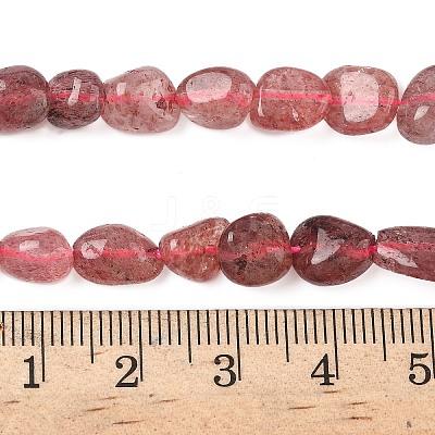 Natural Strawberry Quartz Beads Strands G-D329-A01-1
