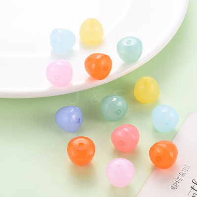 Transparent Acrylic Beads MACR-S373-10E-1