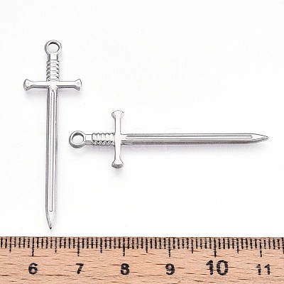 Non-Tarnish 304 Stainless Steel Pendants STAS-N098-135P-1