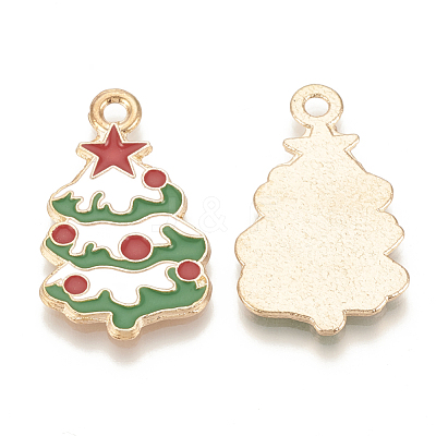 Alloy Enamel Pendants X-ENAM-S115-004-1