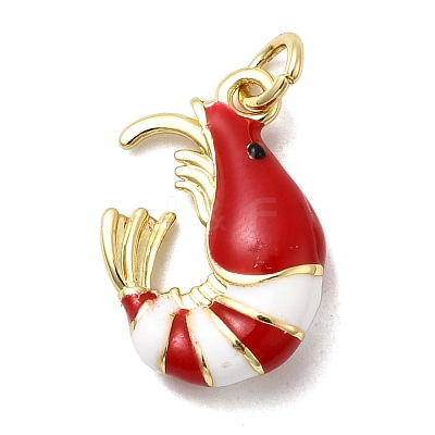 Brass Enamel Pendants X-KK-H092-07G-01-1