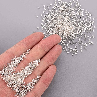 Glass Bugle Beads SEED-S032-08A-21-1