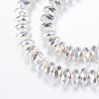 Electroplate Non-magnetic Synthetic Hematite Bead Strands G-Q465-13S-1