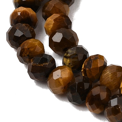 Natural Tiger Eye Beads Strands G-N0179-03-6x4mm-01-1