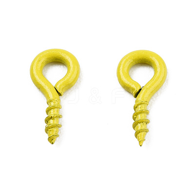 Spray Painted Iron Screw Eye Pin Peg Bails IFIN-N010-002A-14-1