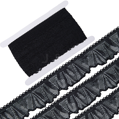 20 Yards Polyester Lace Ribbons OCOR-GF0003-29B-1