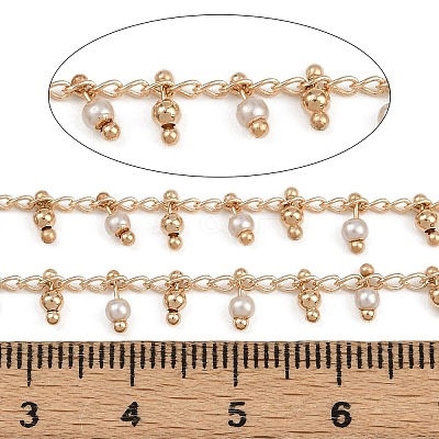 Brass Round Link Chains CHC-H115-25G-1
