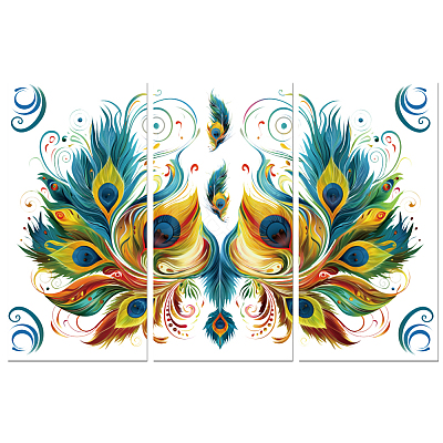 3 Sheets 3 Styles PVC Waterproof Decorative Stickers DIY-WH0404-117-1