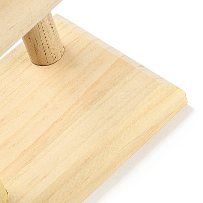 2-Tier Wood T Bar Bracelet Display Stands BDIS-F005-02A-1