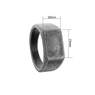 304 Stainless Steel Finger Rings WGDF4AB-16-1