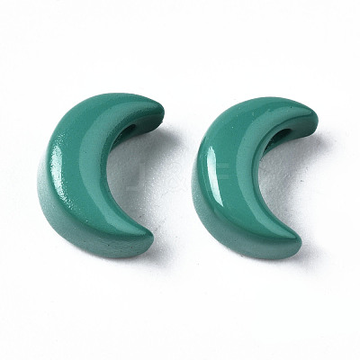 Spray Painted Brass Charms KK-Q252-005B-1