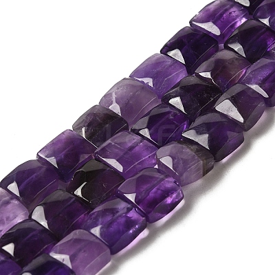 Natural Amethyst Beads Strands G-C109-A06-02-1