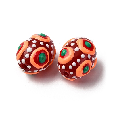 Glass Enamel Beads GLAA-C038-01A-1
