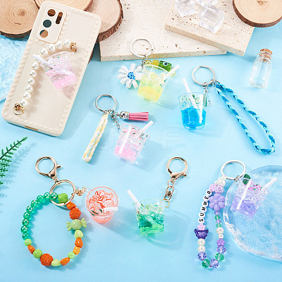 Transparent Resin Big Pendants LS-RESI-TAC0019-04A-1