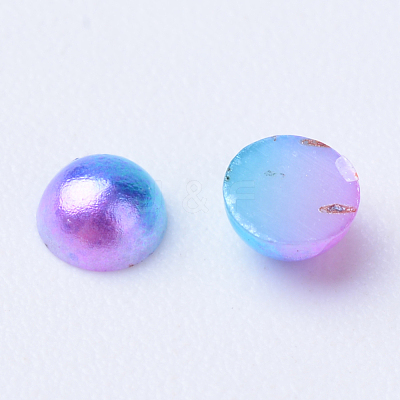 Imitation Pearl Acrylic Cabochons OACR-R063-3mm-01-1