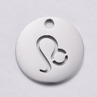 Non-Tarnish 304 Stainless Steel Charms STAS-F246-01A-1