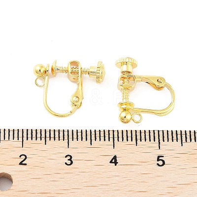 316 Stainless Steel Clip-on Earring Findings STAS-K274-09G-1