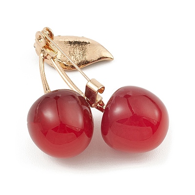 Alloy Enamel Brooch Pin JEWB-Q030-10G-01-1