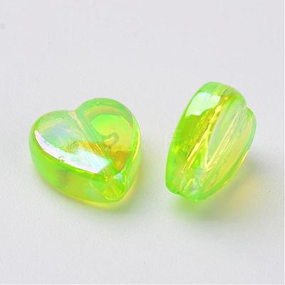 Eco-Friendly Transparent Acrylic Beads PL539-835-1
