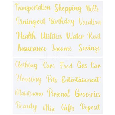 PVC Waterproof Decorative Sticker Labels DIY-WH0308-369-1