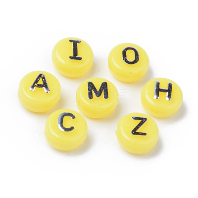 Opaque Acrylic Beads MACR-S273-49B-1
