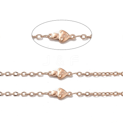 Ion Plating(IP) 304 Stainless Steel Mushroom Link Chains STAS-B041-11RG-1