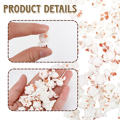 60Pcs Opaque Resin Decoden Cabochons RESI-SC0006-13-1