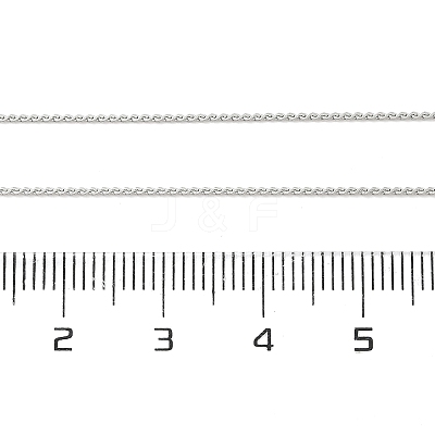 Non-Tarnish 304 Stainless Steel Serpentine Chain Necklace for Men Women NJEW-G076-01A-P-1