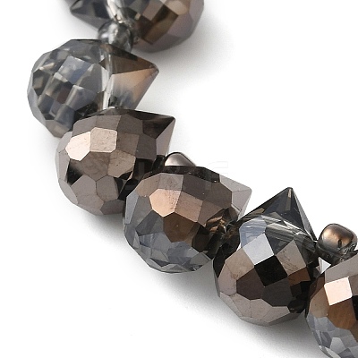 Electroplate Glass Beads Strands EGLA-D030-17G-1