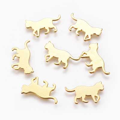 Alloy Kitten Cabochons PALLOY-WH0051-01G-04-1