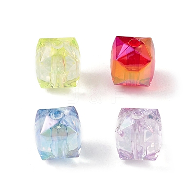 Transparent Acrylic Beads MACR-F073-02-1