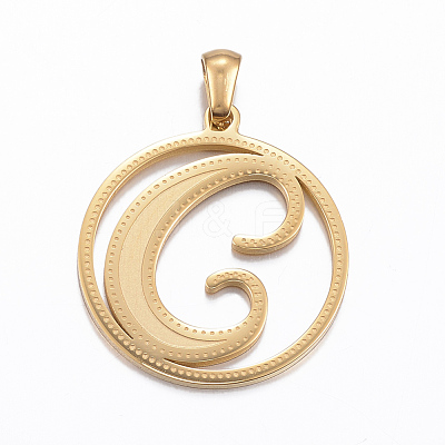 Ion Plating(IP) 304 Stainless Steel Pendants STAS-K162-045G-1