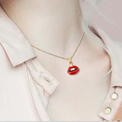 50Pcs 10 Styles Iron Rolo Chains Necklaces Making FIND-YW0004-87-1