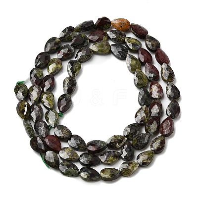 Natural Dragon Blood Beads Strands G-B159-A15-1