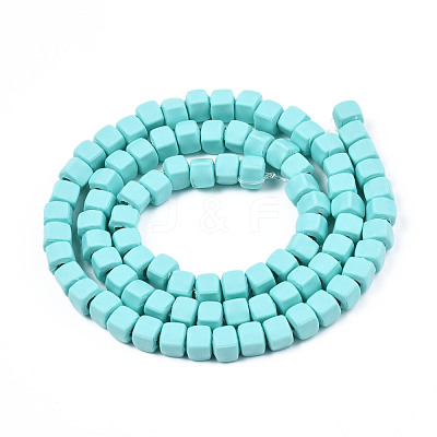 Handmade Polymer Clay Beads Strands CLAY-S092-78G-1