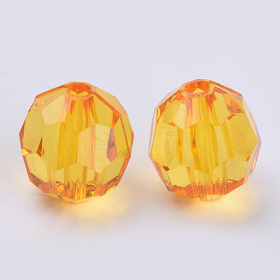 Transparent Acrylic Beads TACR-Q257-6mm-V-1