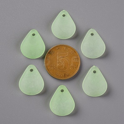 Transparent Frosted Acrylic Pendants MACR-S371-09A-728-1
