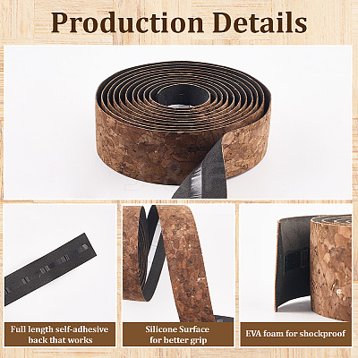 PU Leather Bicycle Handlebar Tape AJEW-WH20042-60A-1