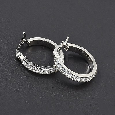 304 Stainless Steel Hoop Earrings LS-EJEW-N0031-11P-1