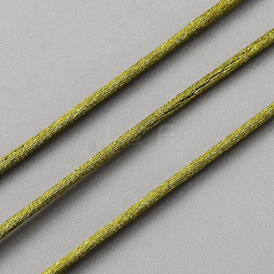 Nylon Satin Rattail Cords OCOR-WH0047-61C-1