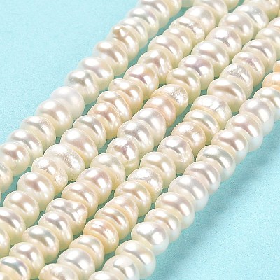 Natural Cultured Freshwater Pearl Beads Strands PEAR-J007-01-1