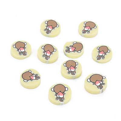 Handmade Polymer Clay Cabochons CLAY-N006-98-1