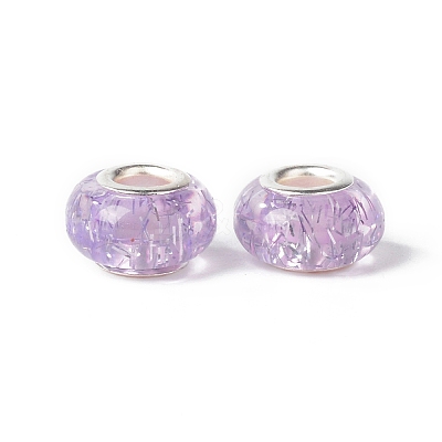 Rondelle Resin European Beads RPDL-A001-01-03-1