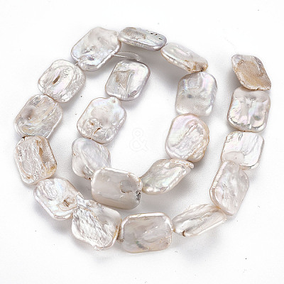 Natural Keshi Pearl Beads Strands PEAR-S020-K04-1
