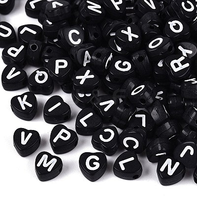 Opaque Acrylic Enamel Beads SACR-Q001-16B-A01-1