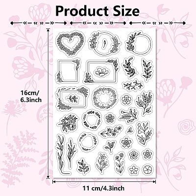 Custom PVC Plastic Clear Stamps DIY-WH0439-0015-1