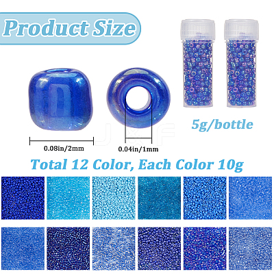 Glass Seed Beads SEED-SC0001-51B-05-1