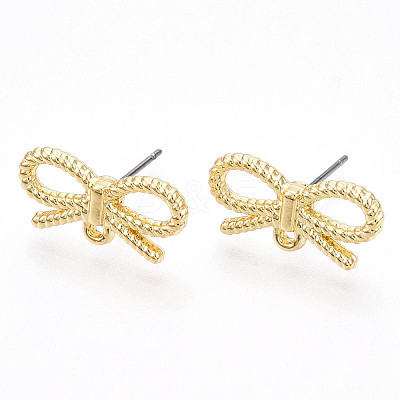 Alloy Ear Studs MAK-T011-01G-1